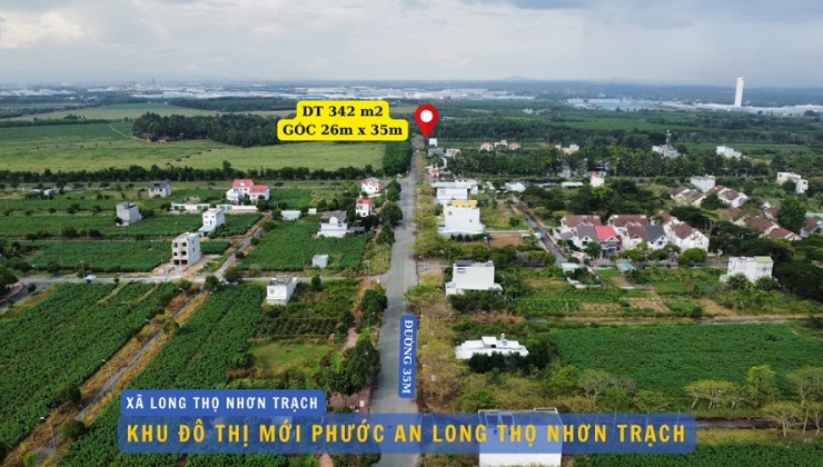 BAN SIÊU PHẨM NHÀ VƯỜN 342 M2 TẠI DỰ ÁN HUD NHƠN TRẠCH - GÓC 2 MẶT TIỀN